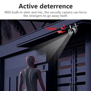 IMOU Bullet 2E 5MP 3K 內建聚光燈全彩 WiFi 相機戶外 IP67 防水家用安防人形偵測 IP 相機 8 最佳銷售 imou 子彈 - №2