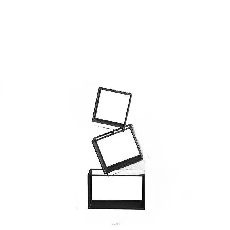 

Creative wrought iron bookshelf Internet celebrity special-shaped corner vertical floor bookcase living room corner modern
