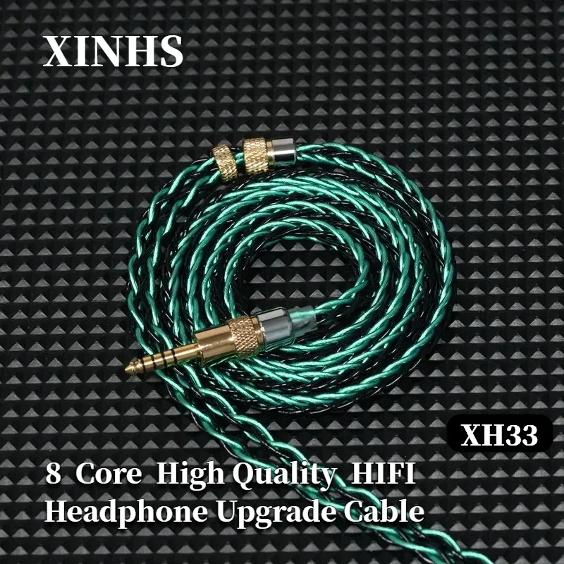 

XINHS XH33 8-core 7N OCC High Conductivity + Five Elements Hybrid HIFI Headphone Upgrade Cable IE900/MMCX