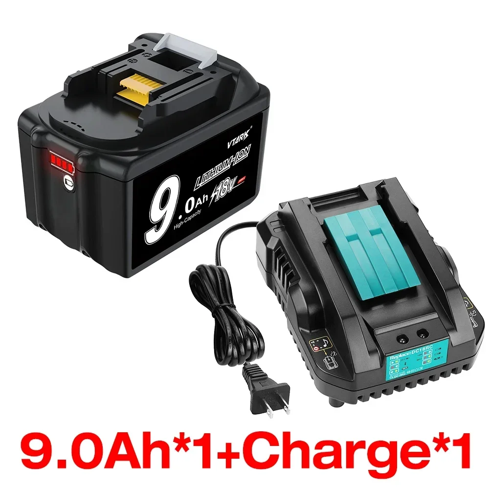 100% NEW Makita 18V 9.0Ah Rechargeable  Li-Ion Battery For Makita BL1830 BL1815 BL1860 BL1840 Replacement Power Tool Battery