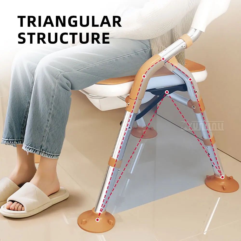 Non Bending Multifunctional Bath Chair Non Slip Foot Pad For The Elderly And Anti Fall Chair For Showering In The Bathroom