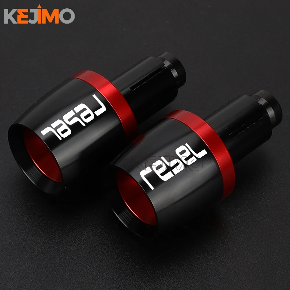 

FOR HONDA REBEL CMX500 CMX300 CMX 500 300 250C 2017- 2024 2023 Motorcycle Handlebar Grips Bar Ends Cap Counterweight Plug Slide