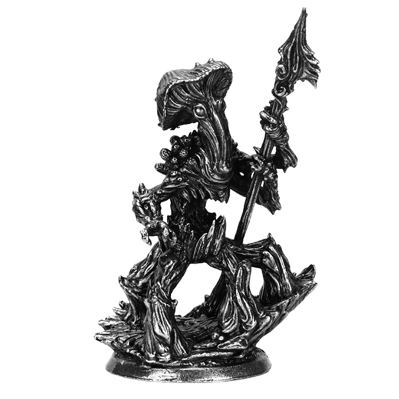 RPG Figures Metal Chess Pieces Board Game Copper Soldier Elemental Evil Mini Figurines Miniatures Home Decoration Crafts