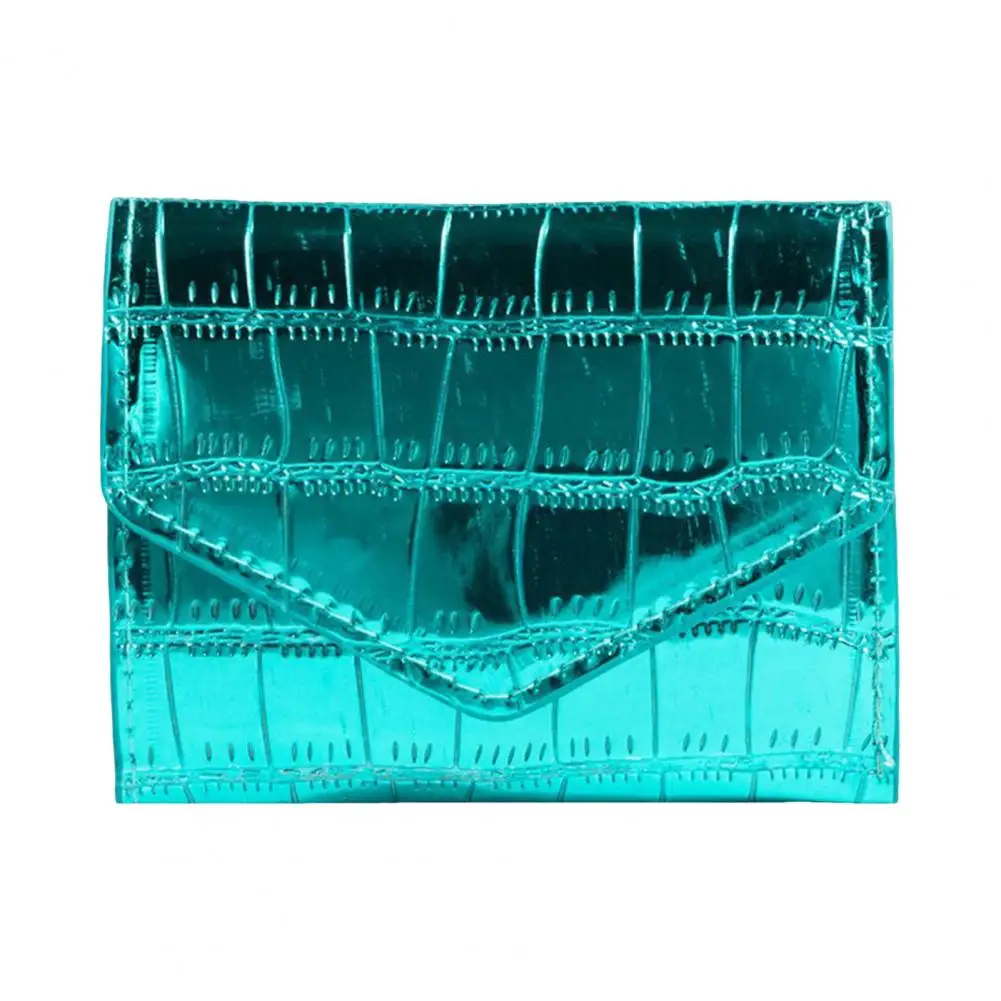 

Smooth Surface Wallet Stone Texture Women's Wallet with Multi Card Slots Compact Design Solid Color Mini Purse with Firm