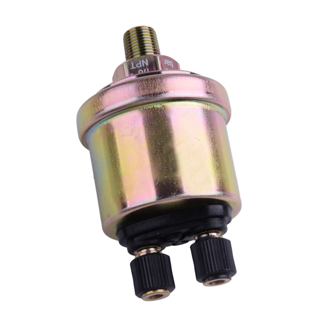 Universal 0-5 Bar Mechanical Oil Pressure Sensor with Alarm Boat Car NPT 1/8 IP66 6-24V 10~184Ω