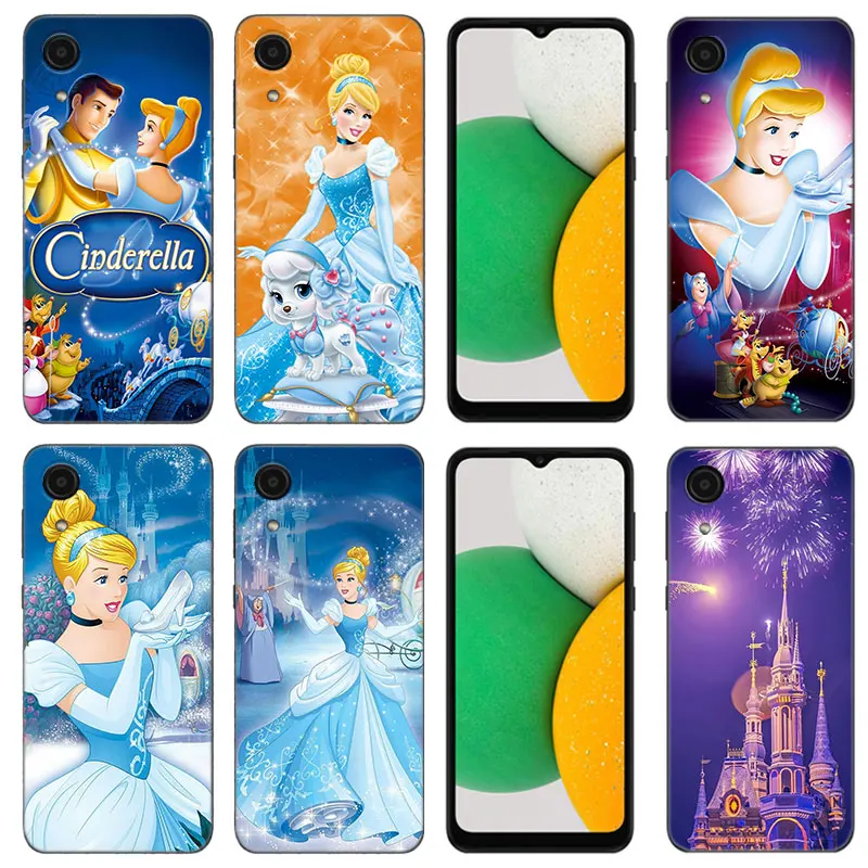 Princess Cinderella Phone Case For Samsung Galaxy A01 Core A04E A04S A05S M04 4G A02 A03 A10 M40 S A06 A10E M10 M11 M12 M22 M42