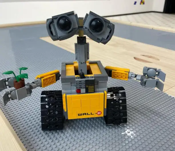 حار 687 قطعة Wall-E بنة عدة MOC فكرة التقنية الكلاسيكية الفيلم نموذج بنة الجمعية لعبة أطفال هدية