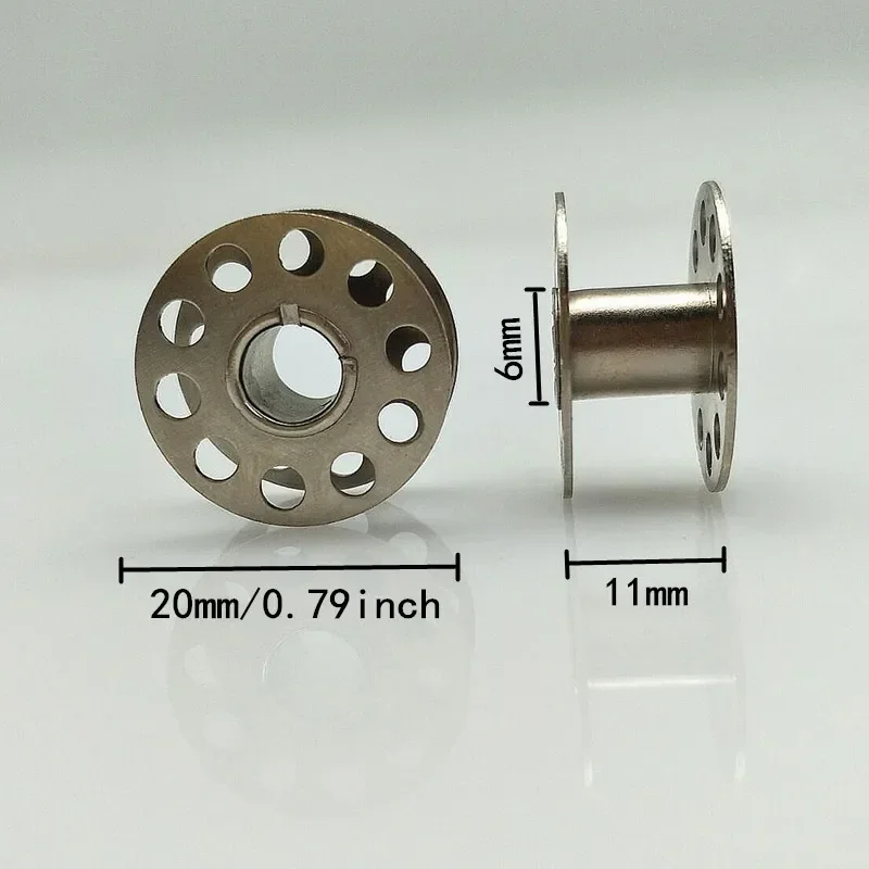 

5/2pcs Metal Bobbins Empty Spool Stainless Steel Bobbins For Brother Singer Janome Household Sewing Machine Accessories