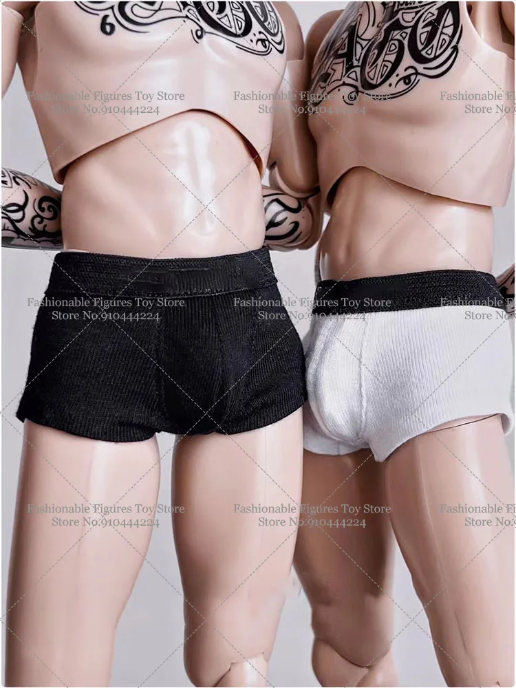 1/6 Men's Panties Slim Boxer Slim Underpants Stretch Shorts Underwear Accessory For 12Inch Male Soldier Action Figure Body