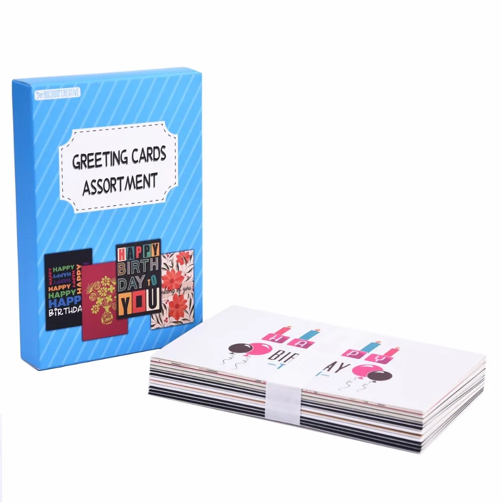 15*20cm Greeting Cards with Envelopes 15 Unique Design Blank Inside Encouragement Cards Note Cards with Sealing Stickers