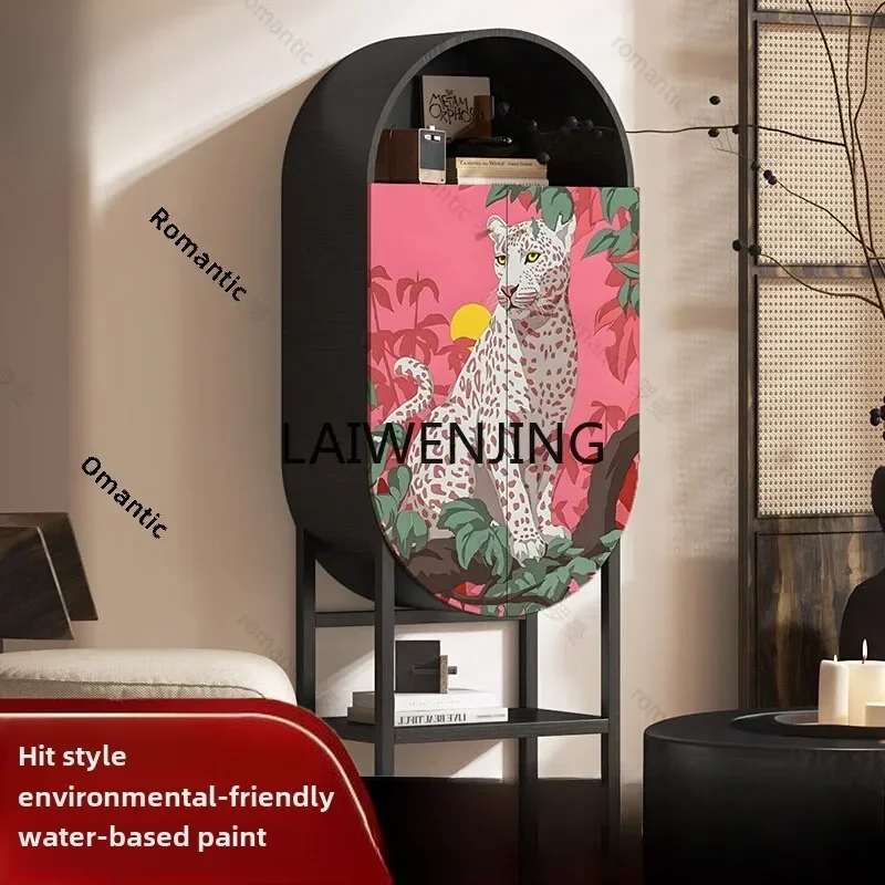 

SGF living room solid wood wine cabinet against the wall TV side multifunctional locker