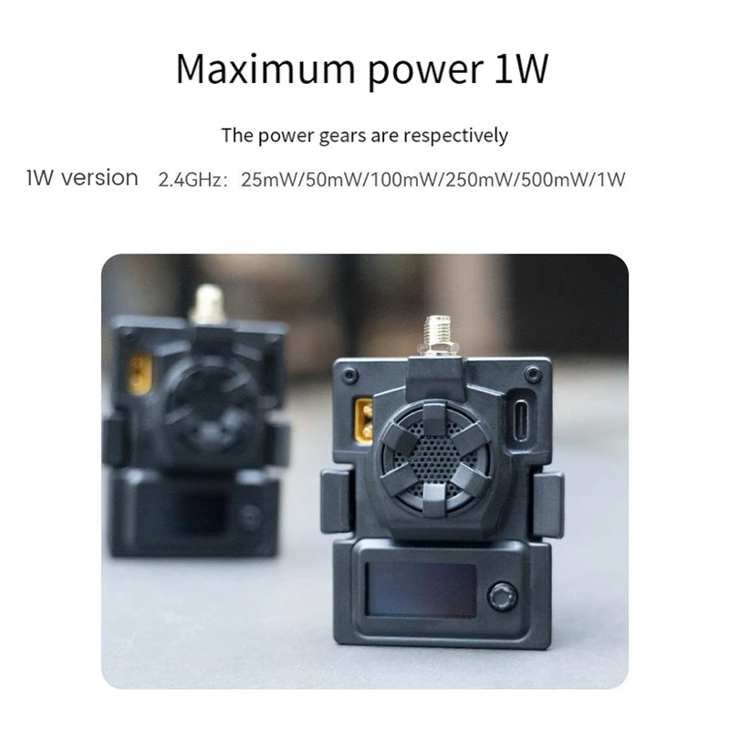 For BETAFPV ELRS Micro-TX Module 1W OLED Screen Cooling Fan Heat Sink Module For T16IZ T16SZ T18SZ ET16