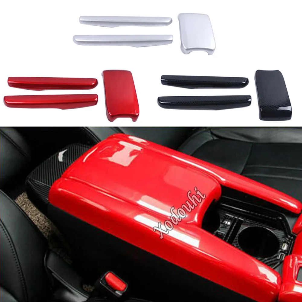 

Center Armrest Box Covers Car Interior Accessories Protector Decoration for Honda Civic 10th 2016 2017 2018 2019 2020 2021