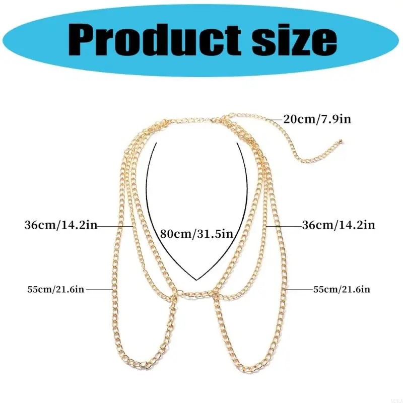 2025 ตัวใหม่ Body Chain Clasps ที่ถอดออกได้สำหรับรูปลักษณ์ที่ปรับแต่งได้