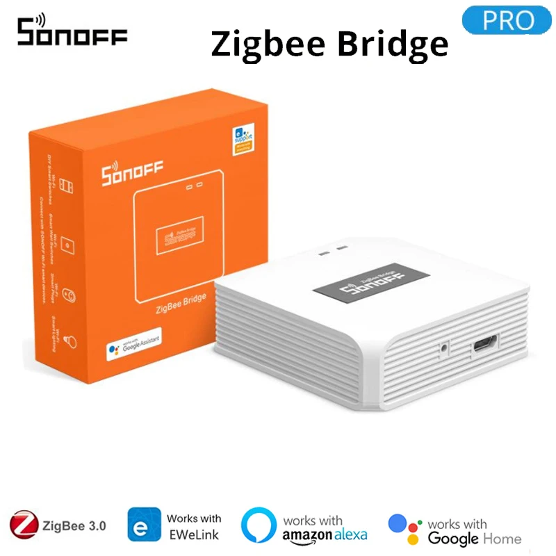 SONOFF ZB Bridge-P Zigbee Bridge Pro Smart Gateway Zigbee 3.0 Multi-Mode Support 128 devices Remote Control Alexa Google Home