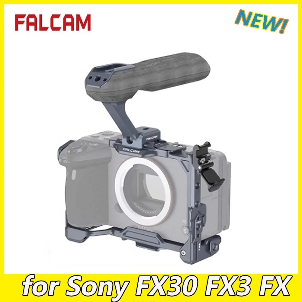 FALCAM F22&F38&F50 Quick Release Camera Cage Kit for Sony FX30 FX3 FX 30 Full Cage Protective Frame Camera Expansion TZC00B3A05