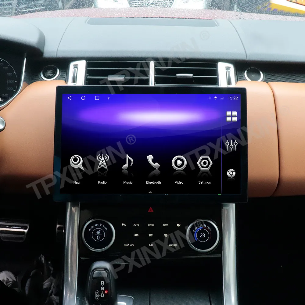 ملحقات السيارة راديو لاند روفر سبورت 2013-2017 أندرويد السيارات نظام تحديد المواقع والملاحة الوسائط المتعددة ستيريو استقبال رئيس وحدة دون اتصال #5