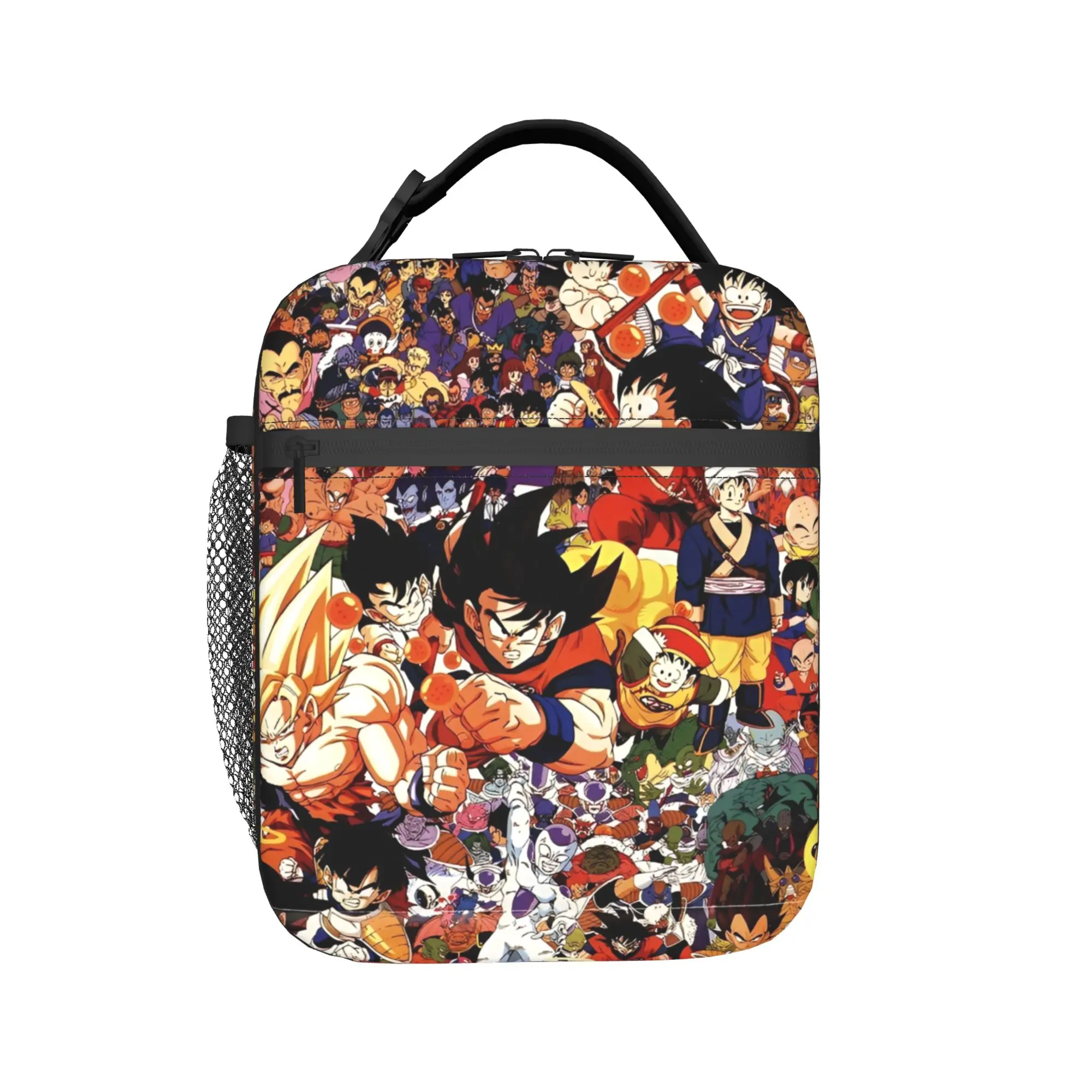 

D-Dragon-Ball-L DragonBalls Thermal Insulated Lunch Bags for Work Portable Food Bag Container Men Women Thermal Lunch Boxes