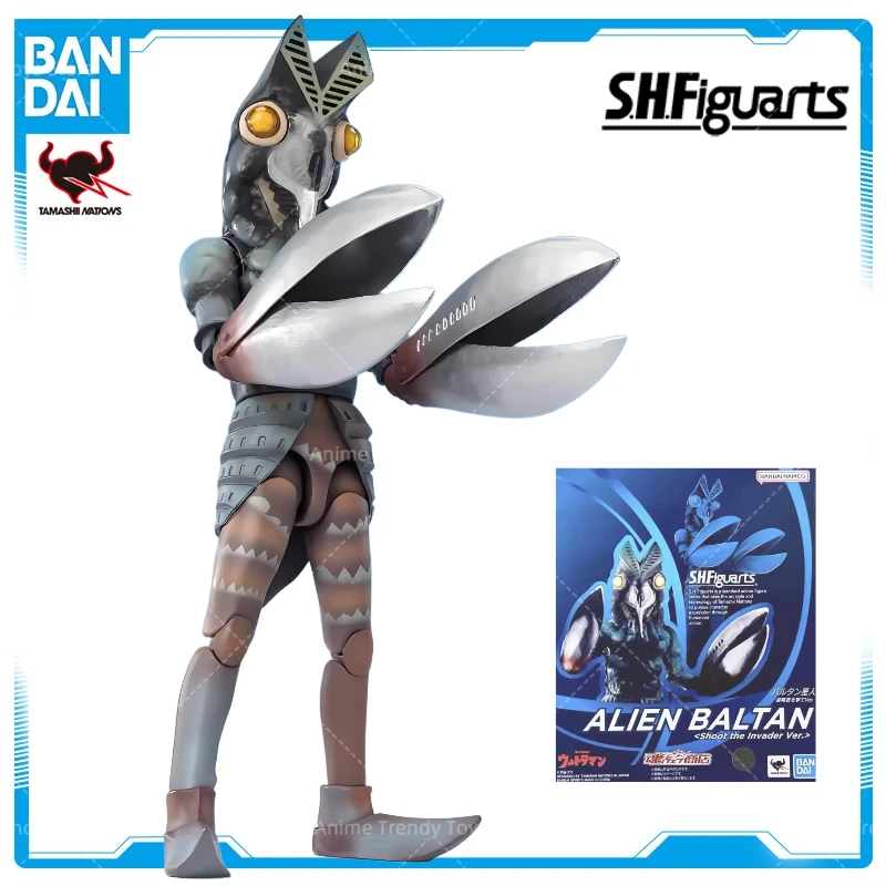 

In Stock Original Anime Ultraman TAMASHI SHF Alien Baltan Baltan-seijin Toys Action Figure Collector Doll Model gifts wy