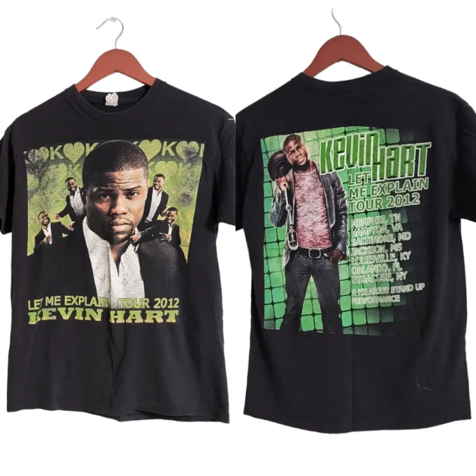 The Kevin Hart Let Me Explain Tour 2012 T-Shirt Size Medium M RARE az