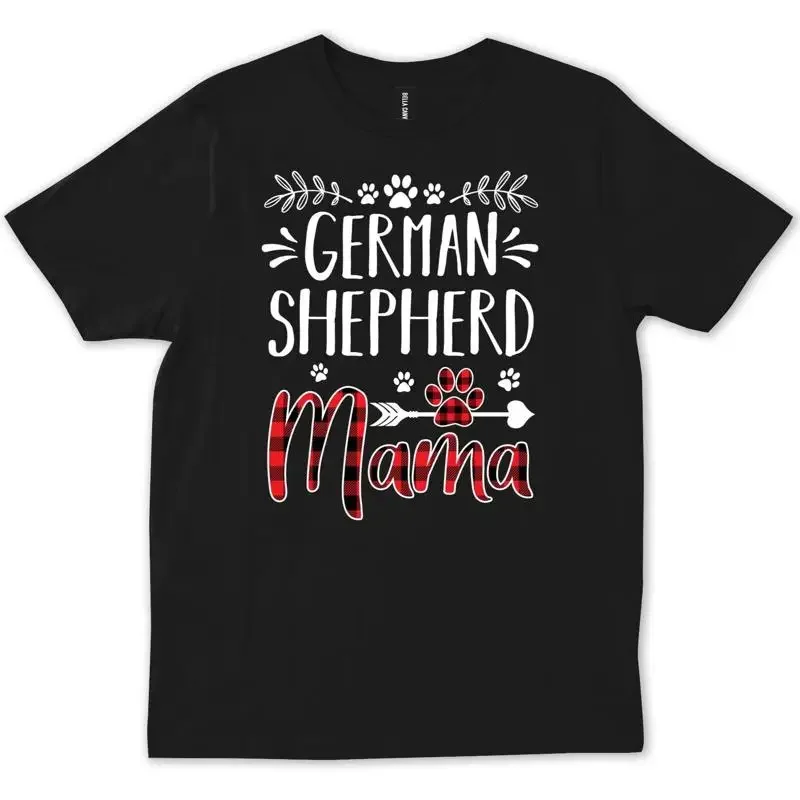 Funny German Shepherd Spaniel Owner Mom Dad Fur T shirt