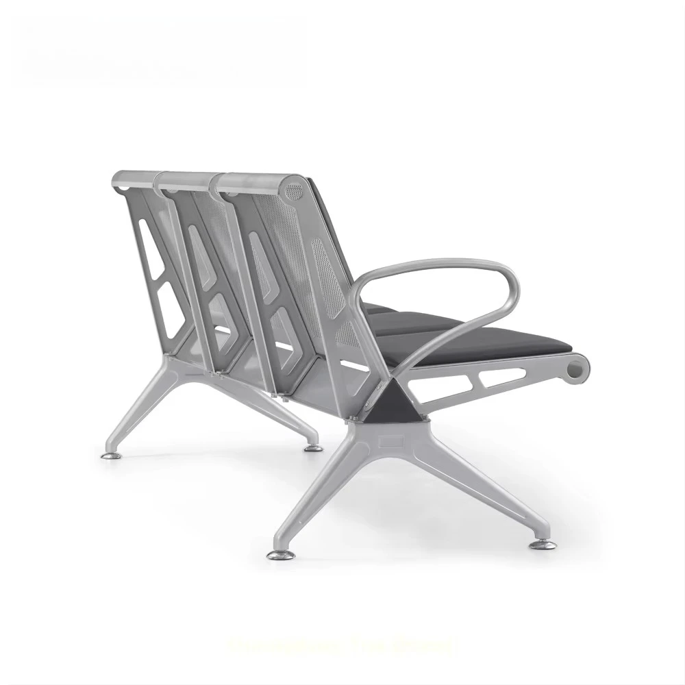 #Lounge Waiting Chair, Reception Chair, Willingness Waiting Chair, Scratch-resistant and Wear-resistant, with Leather Pads