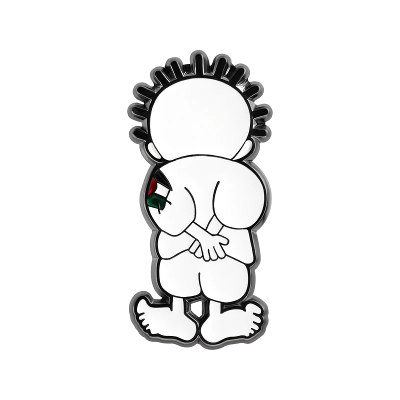 Weltfrieden Freiheit Emaille Pins Benutzerdefinierte Junge Broschen Revers Abzeichen Cartoon Kostenloser Vintage-Schmuck Geschenk für Freunde