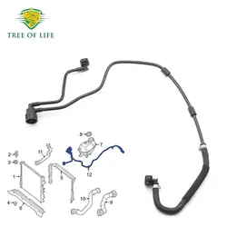 For Mercedes Benz GLC E400 E43 C43 AMG 3.0 Petrol V6 2017-2024 Vent Hose Pipe Deputy Kettle Water Pipe Exhaust Pipe A2135010625