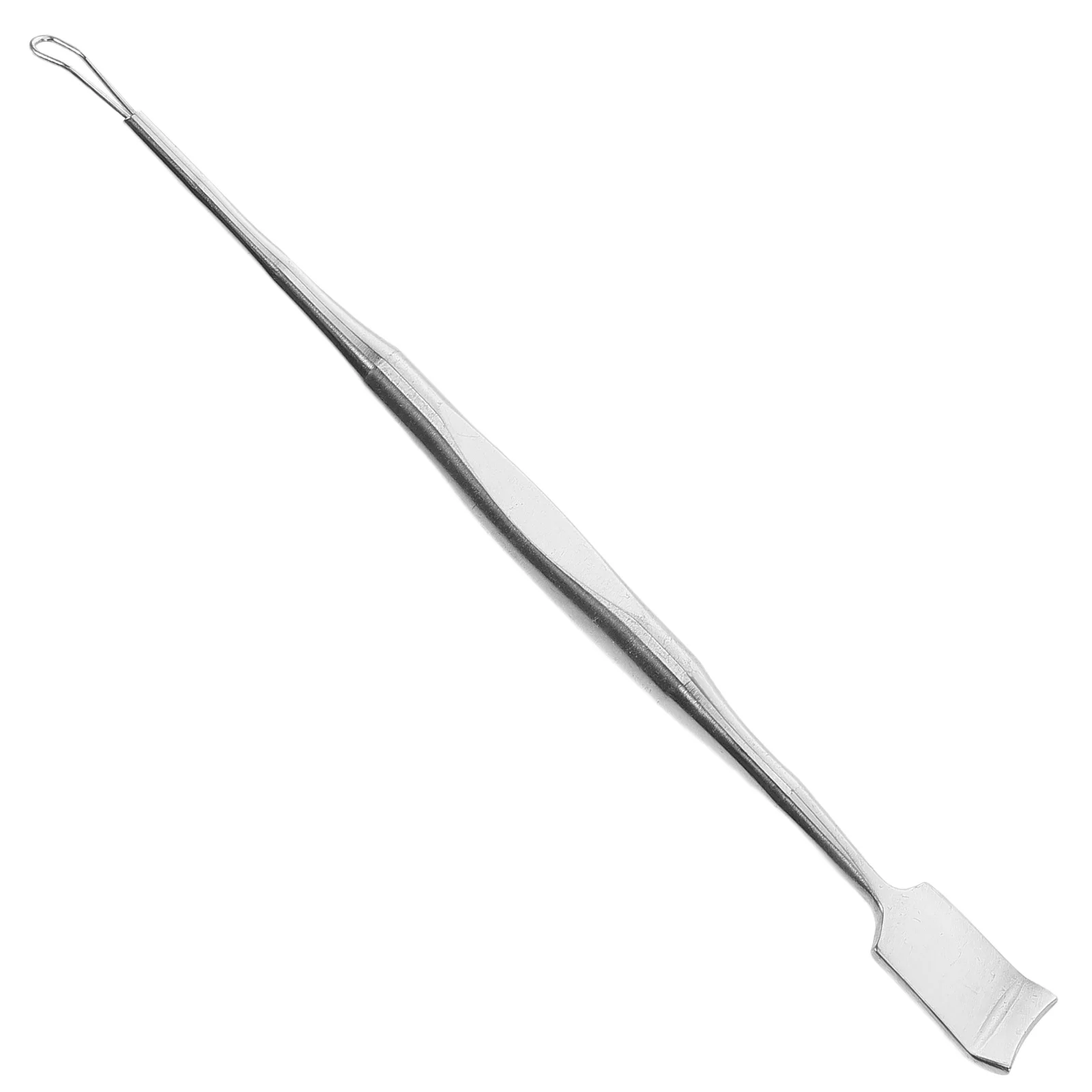 Nettoyeur de points noirs du visage en acier inoxydable, grattoir à double extrémité, outil d'extraction de boutons, extracteur de soins de beauté en métal pour la peau