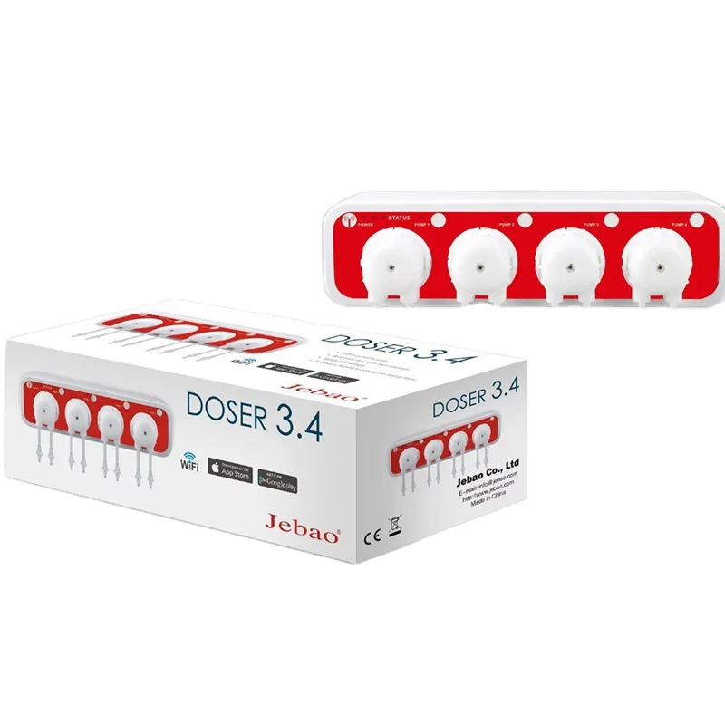 

Jebao DC12V DOSER Automatic Titration Pump with WIFI Control Four Outlet Doser for Marine Reef Aquarium Fish Tanks Accessories