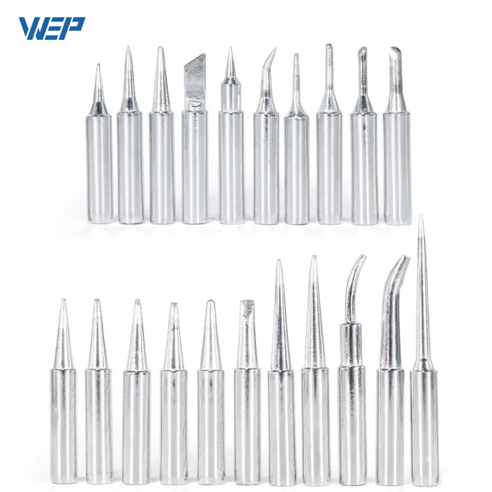 WEP 900M-T Soldering Iron Tips Welding Tip Replacement for Soldering Repair Tool for 858D 862BD+ 853AAA+