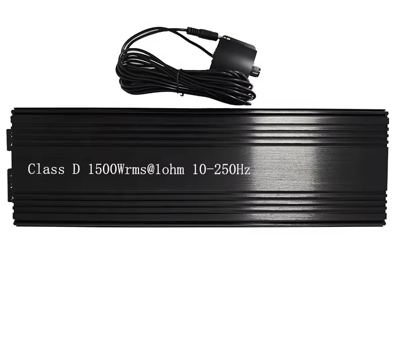 

Мини-усилитель для автомобиля 1500 Вт RMS, компактный, высококачественный, класс D, моноблок, для автомобильных динамиков