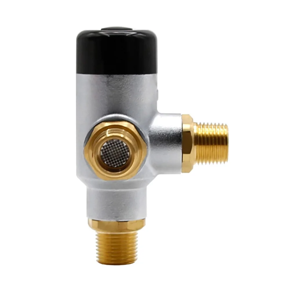 Thermostatic Mixing Valve Made of Brass for RV Water Heaters with Compact Size and Accurate Temperature Regulation