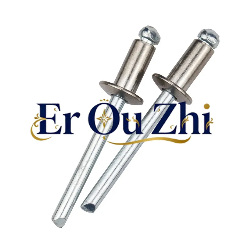 Double Rivet Flat Head Aluminum Latin Round Head Countersunk Head 304 Stainless Steel Pull Nail Screw Decorative Nail Willow