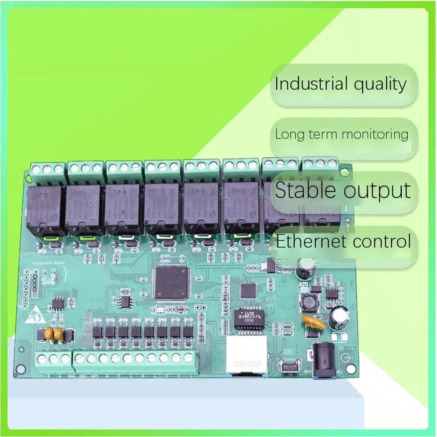 LAN WAN RJ45 TCP/IP Industrial Network 8 Channels relay board controller/automation remote control switch module