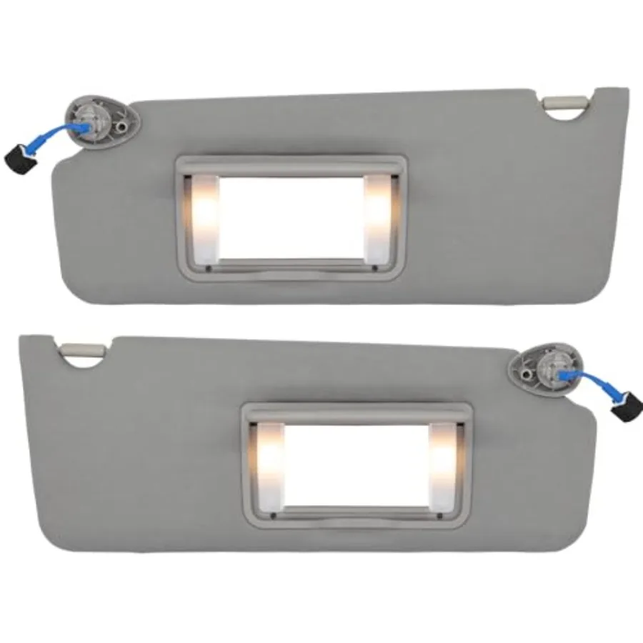 

Front and Rear Sun Visor for Honda Pilot 2016-2022 Ridgeline 2018-2020 Car Sun Shade Replacement in Wisteria Light Gray