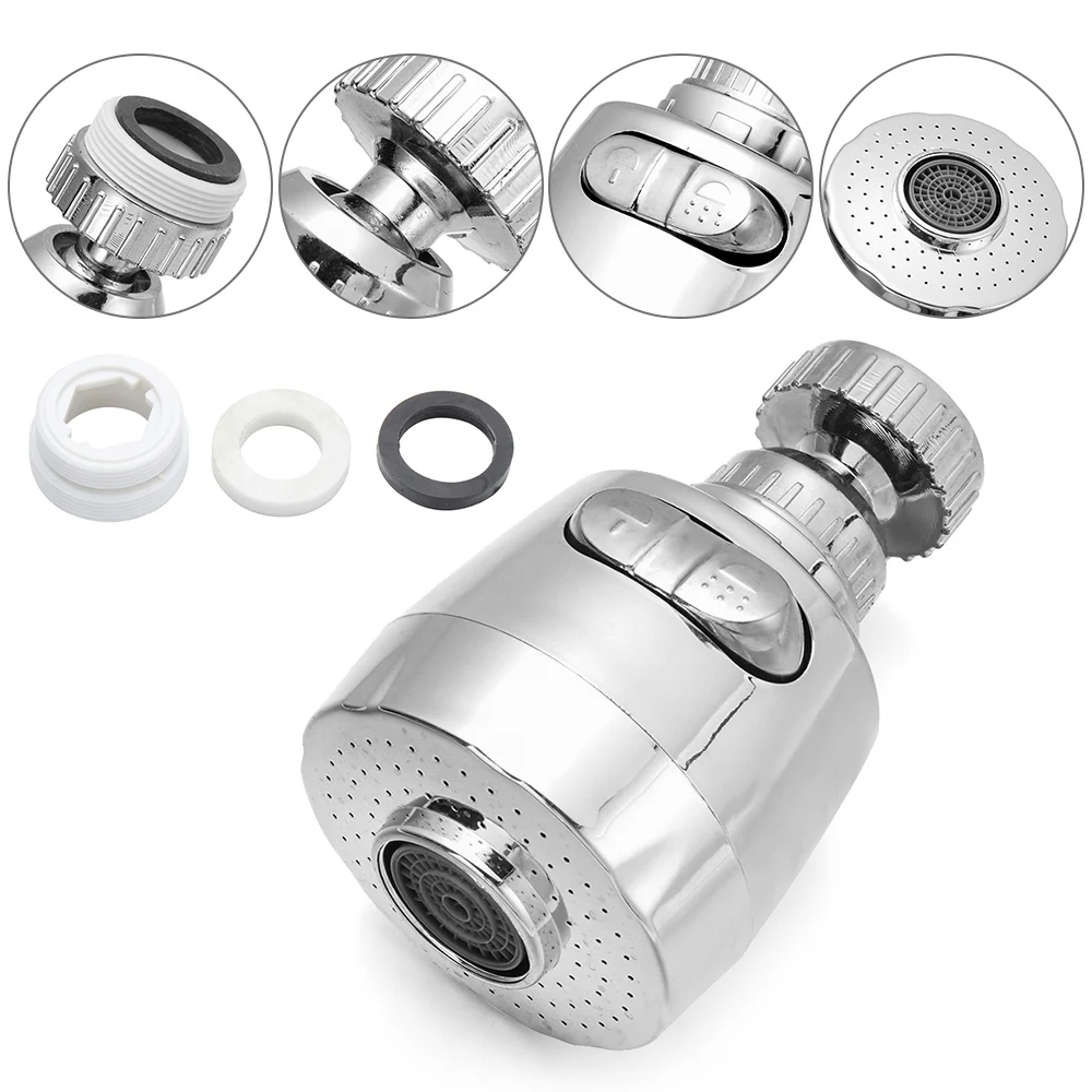 2 Modes Home Faucet Extender Sprayer Sink Aerator Spray Kitchen Tap Head Kitchen Splash-proof Shower Head