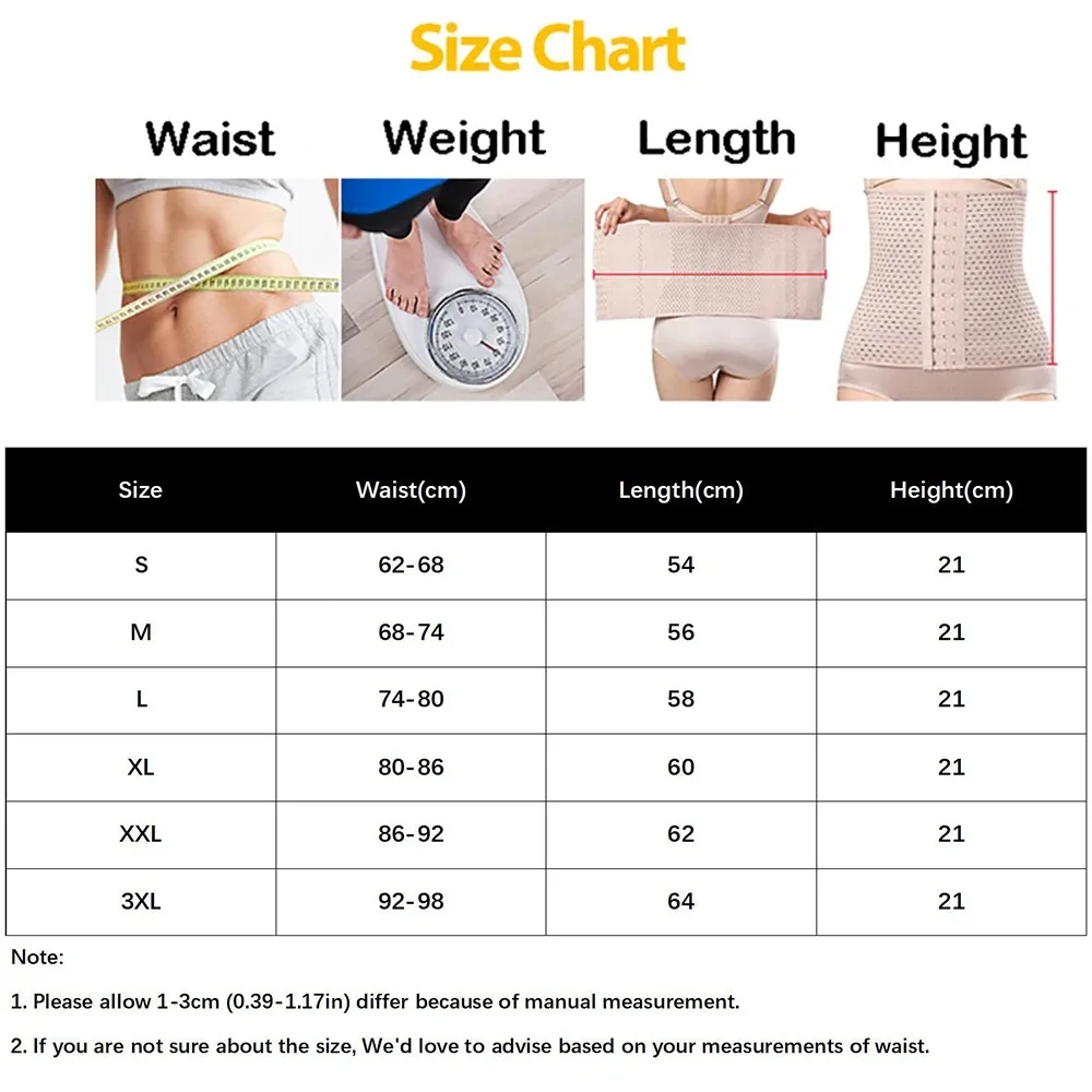 Waist Shaper Tummy Control Corset Belt Belly Wrap Body Shaper Body Sculpting Waist Trainer Cincher for Women