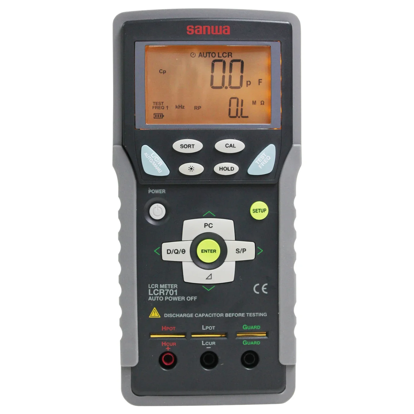 Sanwa LCR701 Handheld LCR Meter 100KHz Inductance Capacitance Resistance Component Tester