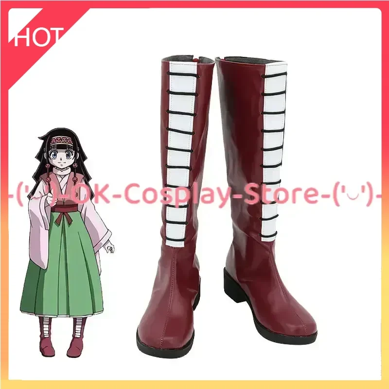 

Alluka Zoldyck Cosplay Shoes Halloween Carnival Boots PU Leather Shoes Anime HUNTER HUNTER Cosplay Props Custom Made