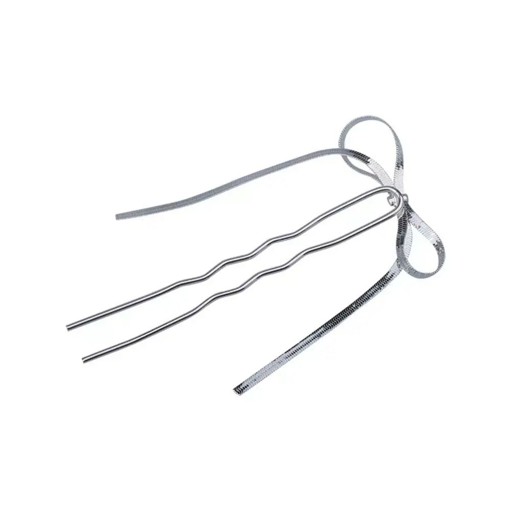 

Sweet Fashion Headwear For Girls Disk Hair Hanfu Cheongsam Hair Accessories Bow Hair Stick Hair Fork U Shaped Hairpin