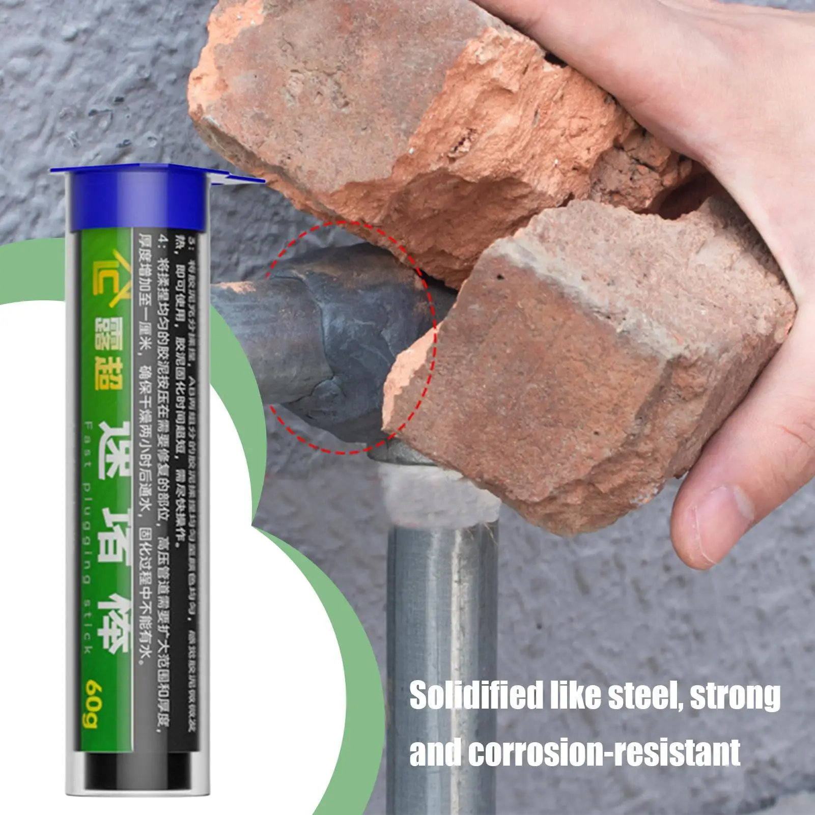 40ml/120ml Epoxy Putty Stick Hard Fast Repair Epoxy Glue Multi-purpose Quick Leak Repair Waterproof for Ceramic Acrylic Metal