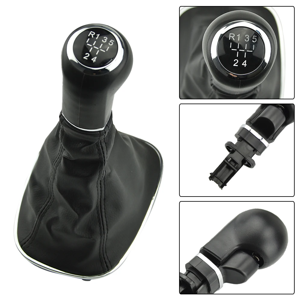 Für Opel Vauxhall Corsa D 2006 2007 2008 2009 2010 2011 2012 2013 2014 5/6 Geschwindigkeit Auto Styling Schaltknauf Gamaschen stiefel