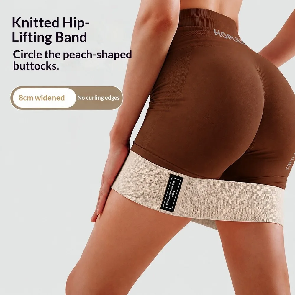 Premium Fabric Resistance Bands Hip Circle Glute Workout Squat Strength Training Home Gym Leg Toner Non-Slip