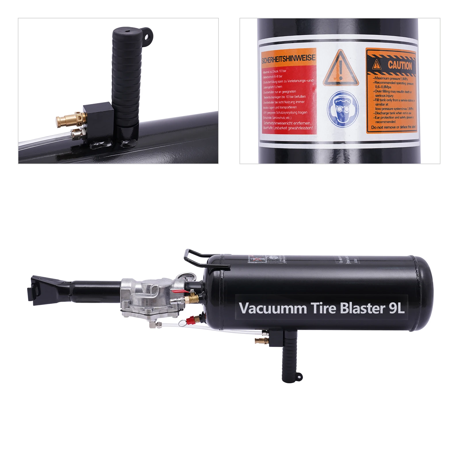 Portable Air Tire Bead Seater Blaster Tool 8L Trigger Seating Inflator 2.1Gallon Inflator Tyre Air Seating Tool Car Shop Tool