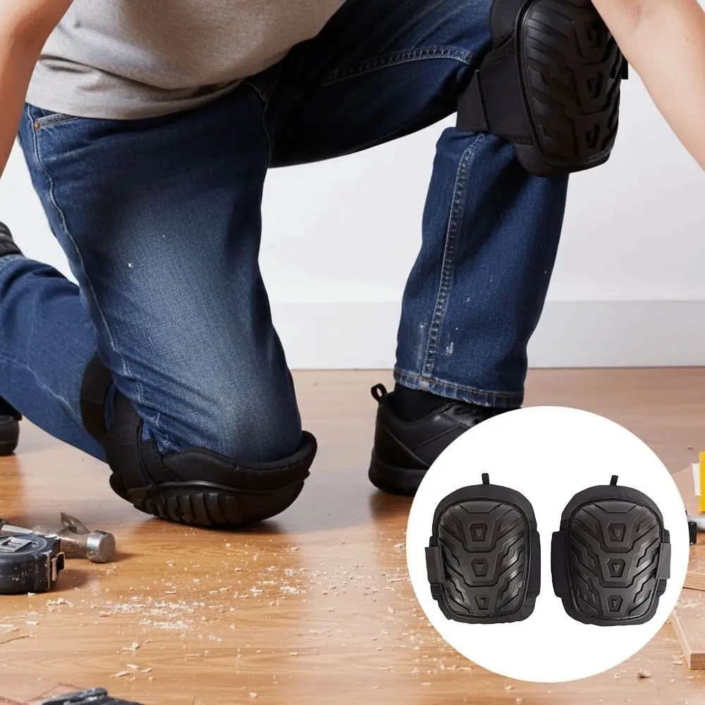 

Double Strap Design Sports Knee Pad Heavy Duty Comfortable Knee Protection Pad Waterproof Adjustable Straps