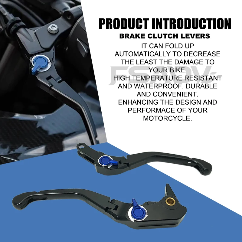 1 Pair For BMW S 1000 RR S1000RR 2019 2020 2021 2022 M 1000 RR M1000RR 2021 2022 Motorcycle Foldable Clutch and Brake Lever Set