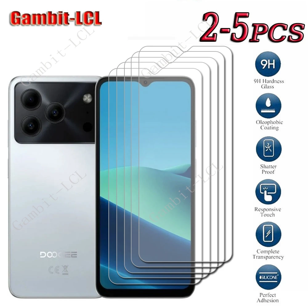 4PCS For Doogee Note 56 Plus Screen Protective Tempered Glass ON Note56Plus Note56 56Plus 58 Pro 59 Pro+ Protector Cover Film