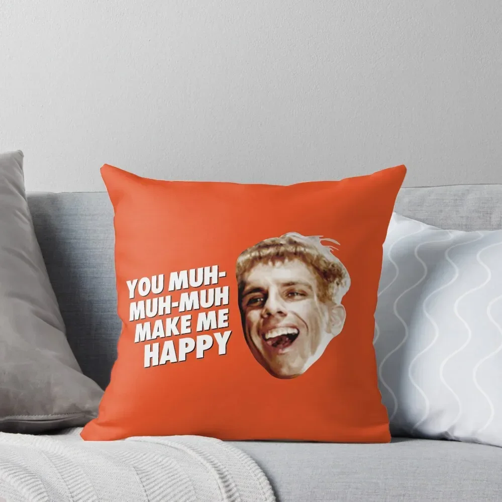 

Simple Jack - you muh-muh-make me happy Throw Pillow Cushion Cover pillows decor home Cusions Cover pillow