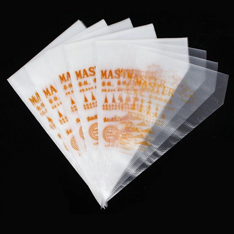 100pcs  Disposable Pastry Bag Icing Piping Cake Pastry Cupcake Decor Bags Fondant Cake Cream Pastry Tip Baking Tools RQX
